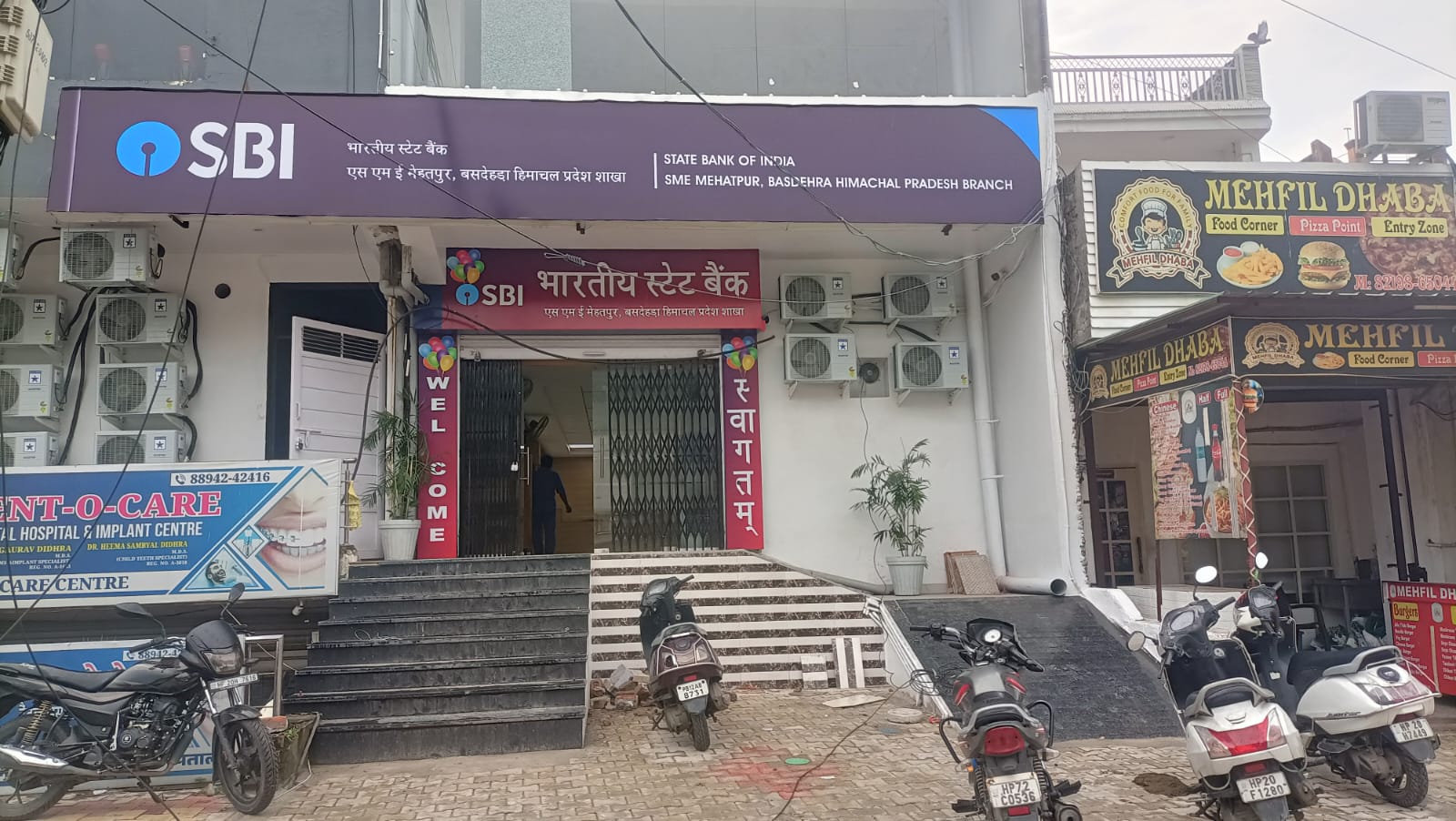 SBI Bank Mehtpur branch shifted from main market to another place.